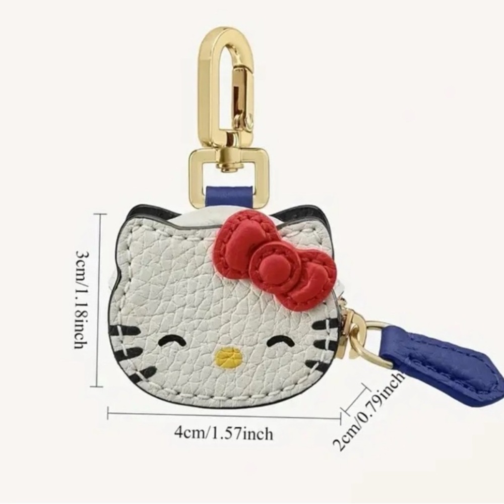Hello Kitty AirTag Key Chain Bag Charm - Picture 5 of 5